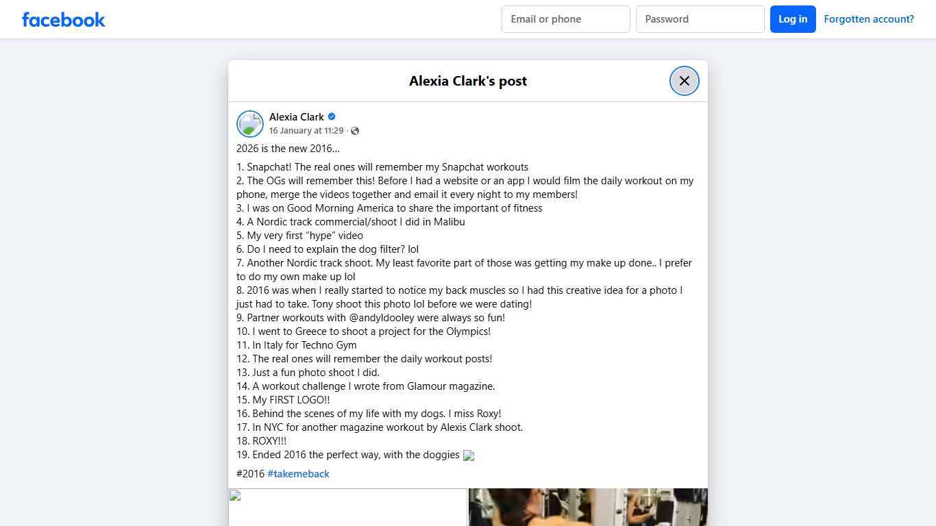 Alexia Clark - 2026 is the new 2016… 1. Snapchat! The... Facebook