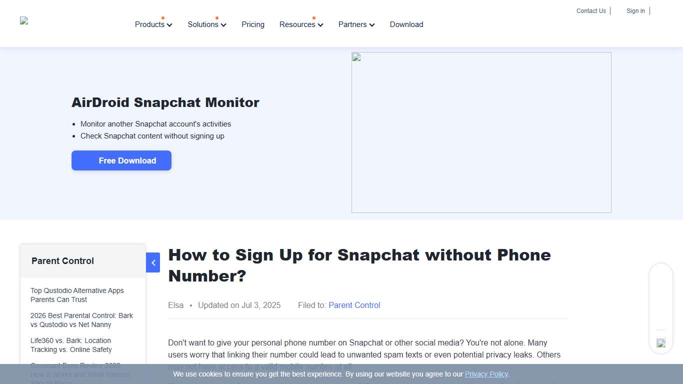 How to Sign Up for Snapchat without Phone Number? – AirDroid